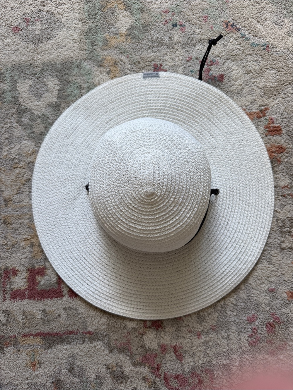 Columbia White Wide-Brim Sun Hat